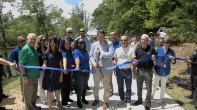 Sandy Springs opens trail segment linking river, Roswell Road