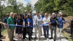 Sandy Springs opens trail segment linking river, Roswell Road